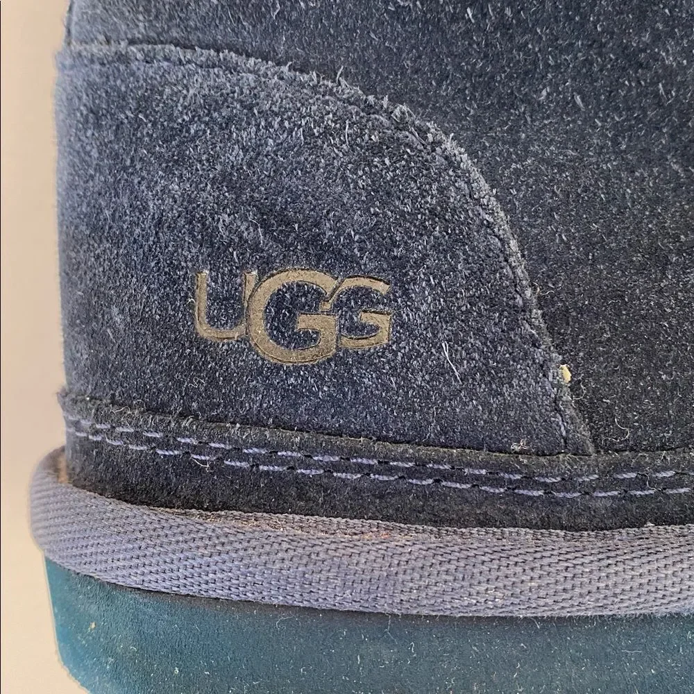UGG Neumel Chukka Suede Boots Navy Men’s Sz 9 (Women 10) Casual Streetwear